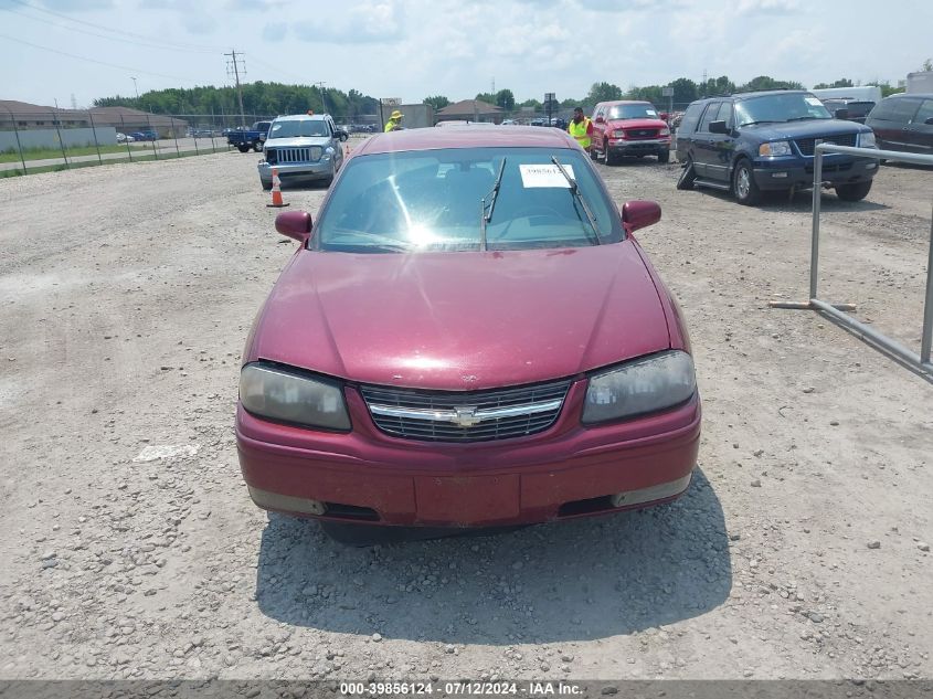 2005 Chevrolet Impala Ls VIN: 2G1WH52K659173137 Lot: 39856124