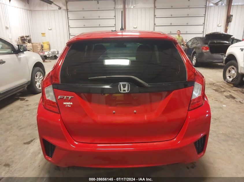 2015 Honda Fit Lx VIN: 3HGGK5G5XFM780037 Lot: 39856145