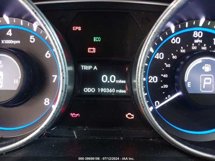 2011 Hyundai Sonata Gls VIN: 5NPEB4AC2BH206376 Lot: 39856156