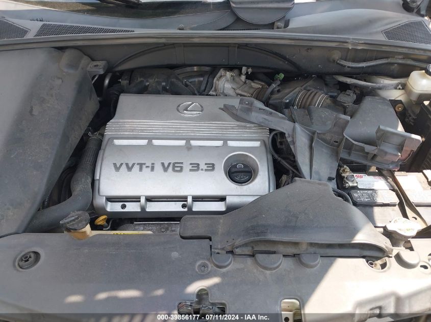 2004 Lexus Rx 330 VIN: JTJGA31U140024454 Lot: 39856177