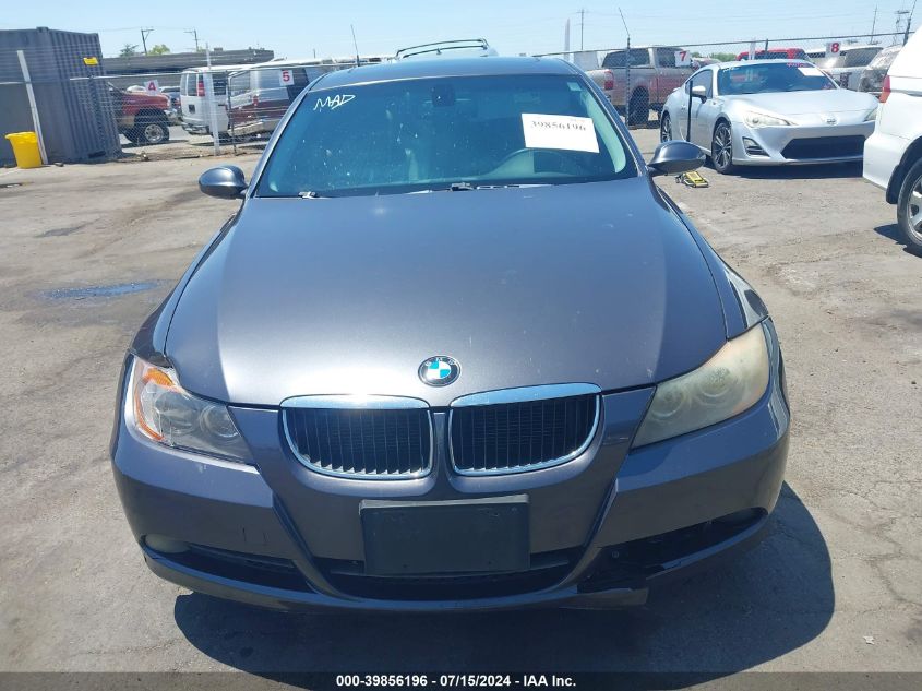 2007 BMW 328I VIN: WBAVC53547FZ70486 Lot: 39856196