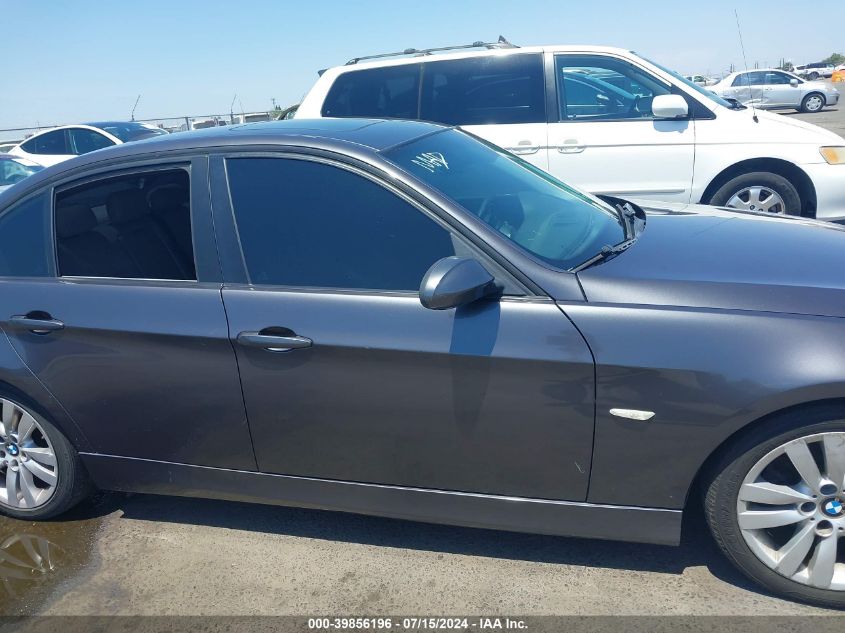 2007 BMW 328I VIN: WBAVC53547FZ70486 Lot: 39856196