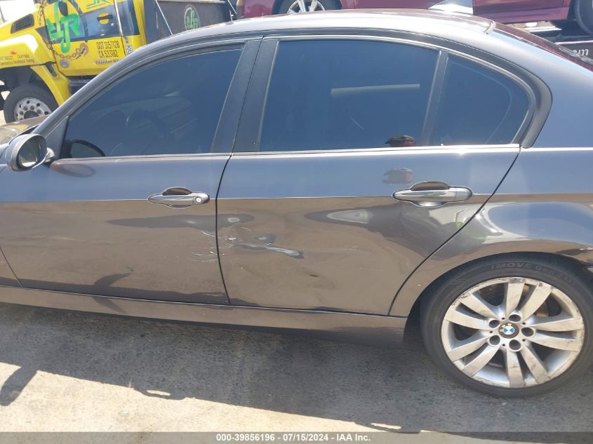 2007 BMW 328I VIN: WBAVC53547FZ70486 Lot: 39856196