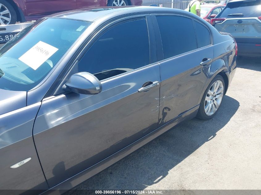 2007 BMW 328I VIN: WBAVC53547FZ70486 Lot: 39856196