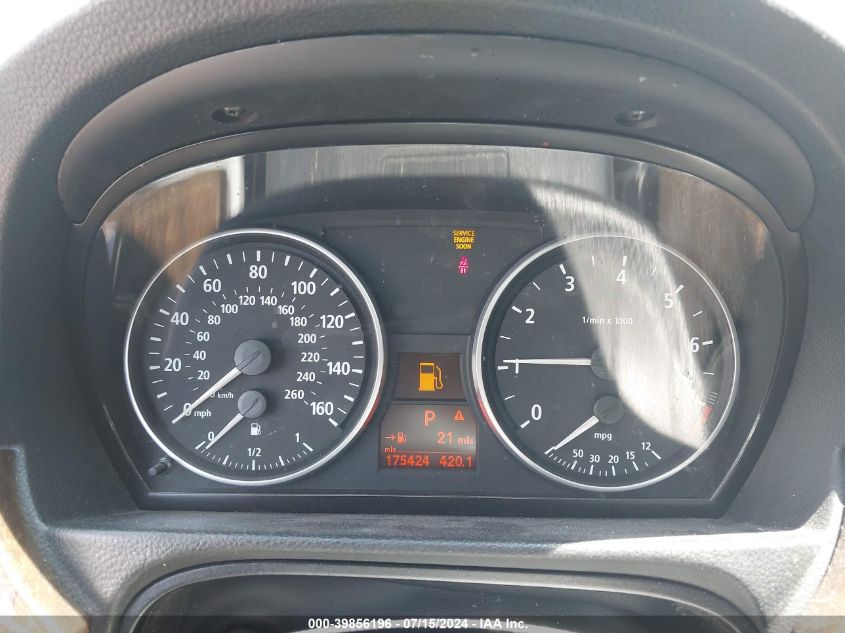 2007 BMW 328I VIN: WBAVC53547FZ70486 Lot: 39856196