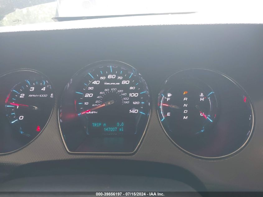 2011 Ford Taurus Sel VIN: 1FAHP2EW8BG125884 Lot: 39856197