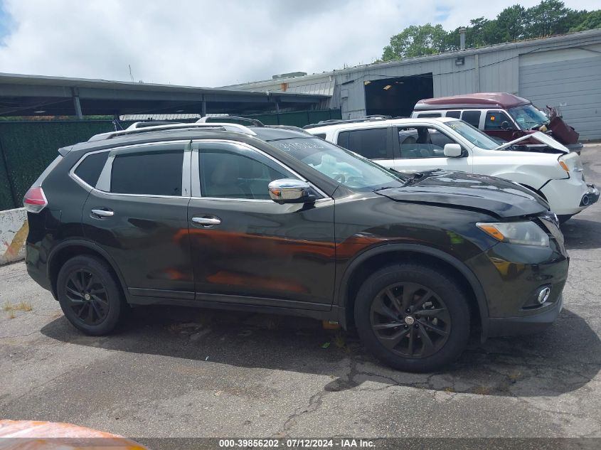 2014 Nissan Rogue Sl VIN: 5N1AT2MV5EC862032 Lot: 39856202