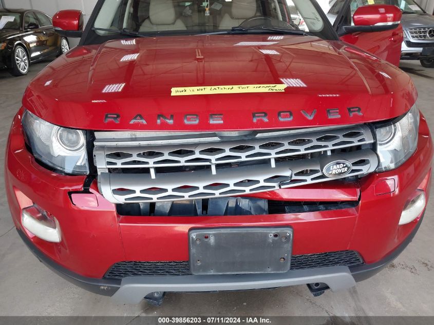 2013 Land Rover Range Rover Evoque Pure VIN: SALVP2BGXDH853545 Lot: 39856203