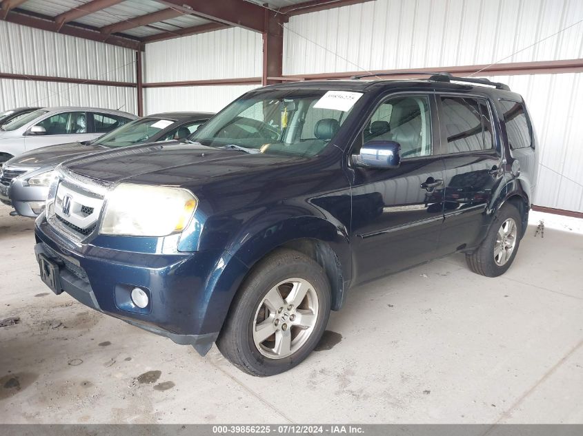 2010 Honda Pilot Ex-L VIN: 5FNYF4H53AB007715 Lot: 39856225