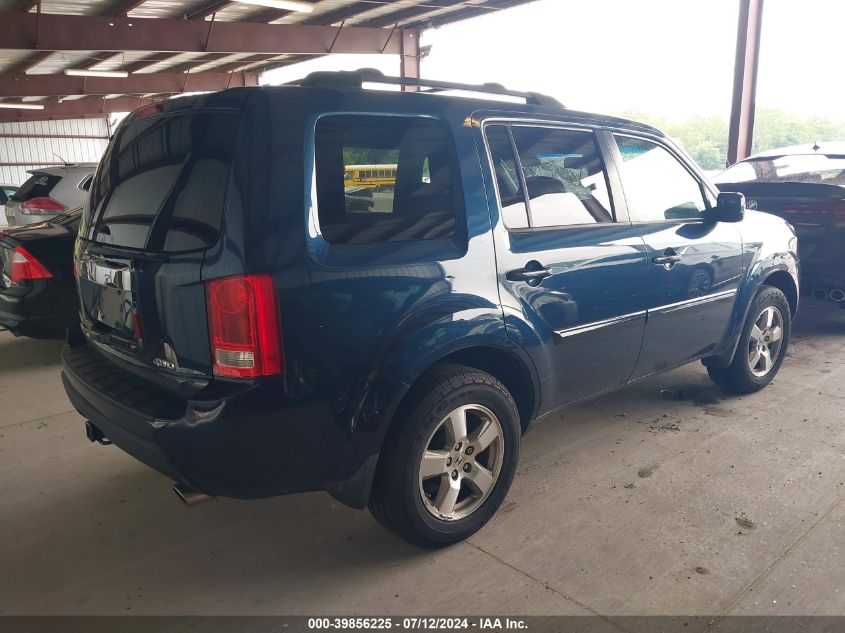 2010 Honda Pilot Ex-L VIN: 5FNYF4H53AB007715 Lot: 39856225