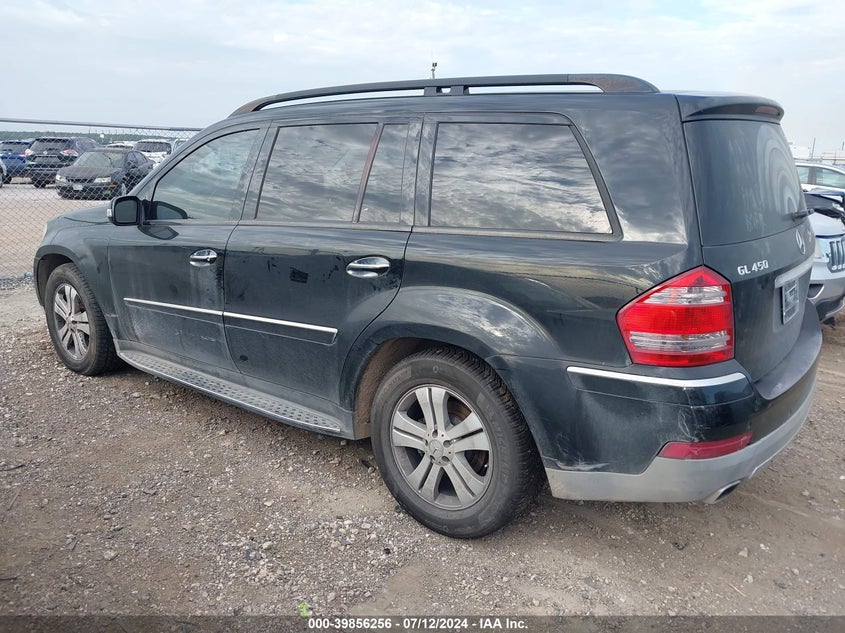 2007 Mercedes-Benz Gl 450 4Matic VIN: 4JGBF71E77A260583 Lot: 39856256