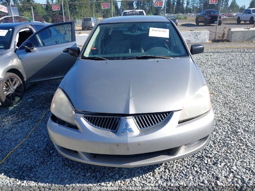 2004 Mitsubishi Lancer Es VIN: JA3AJ26E34U054664 Lot: 39856282