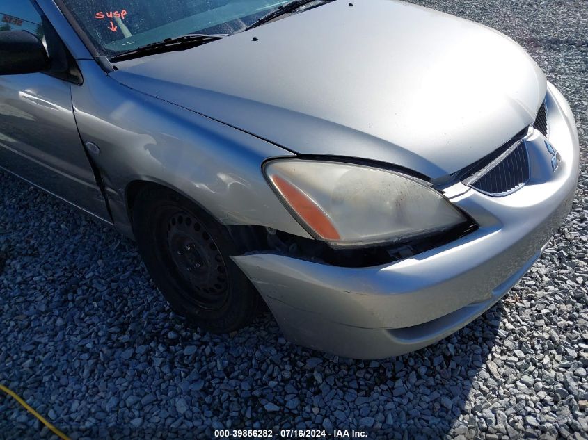 2004 Mitsubishi Lancer Es VIN: JA3AJ26E34U054664 Lot: 39856282