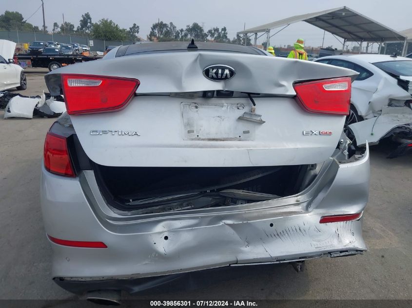 2014 Kia Optima Ex VIN: 5XXGN4A70EG317124 Lot: 39856301