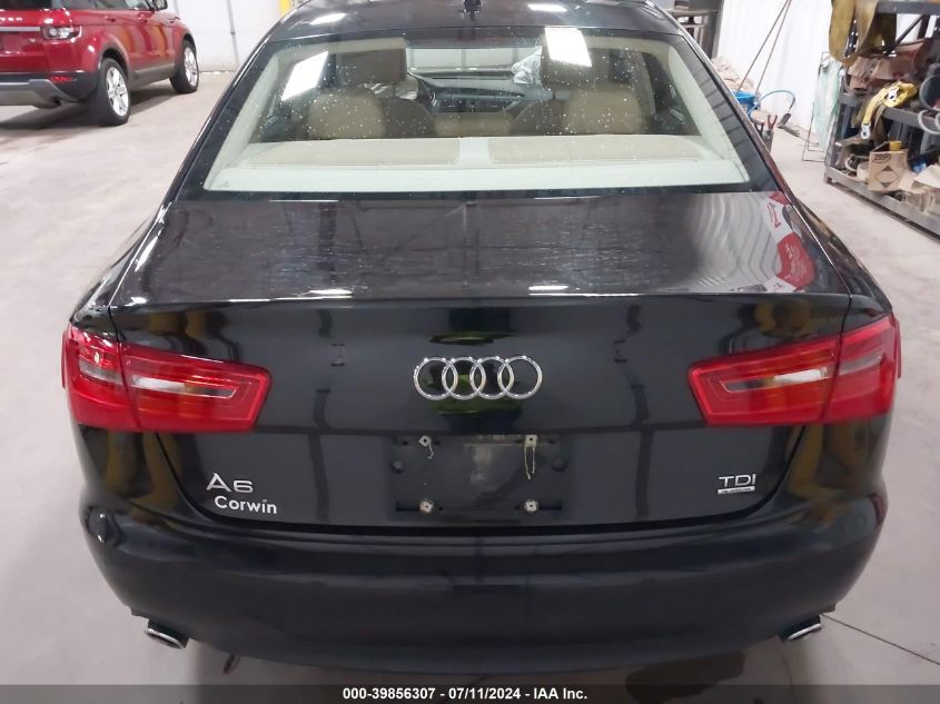 2014 Audi A6 3.0 Tdi Premium Plus VIN: WAUFMAFC8EN077034 Lot: 39856307