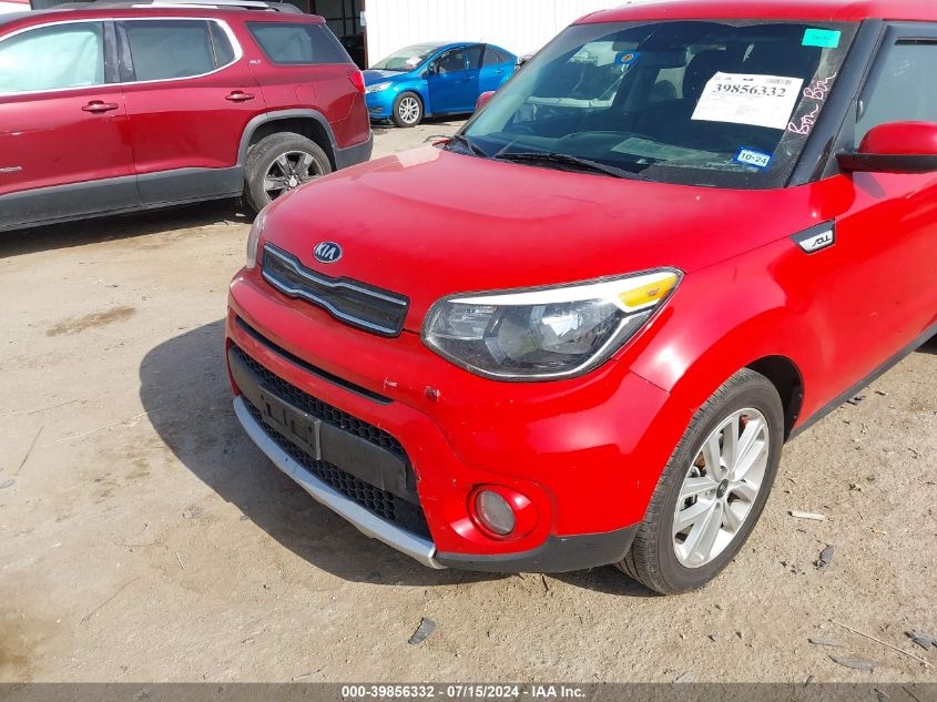 2018 Kia Soul + VIN: KNDJP3A57J7600695 Lot: 39856332