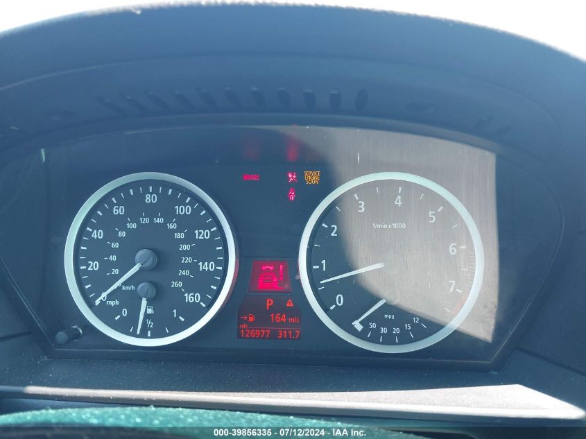 2006 BMW 530I VIN: WBANE73576CM32256 Lot: 39856335