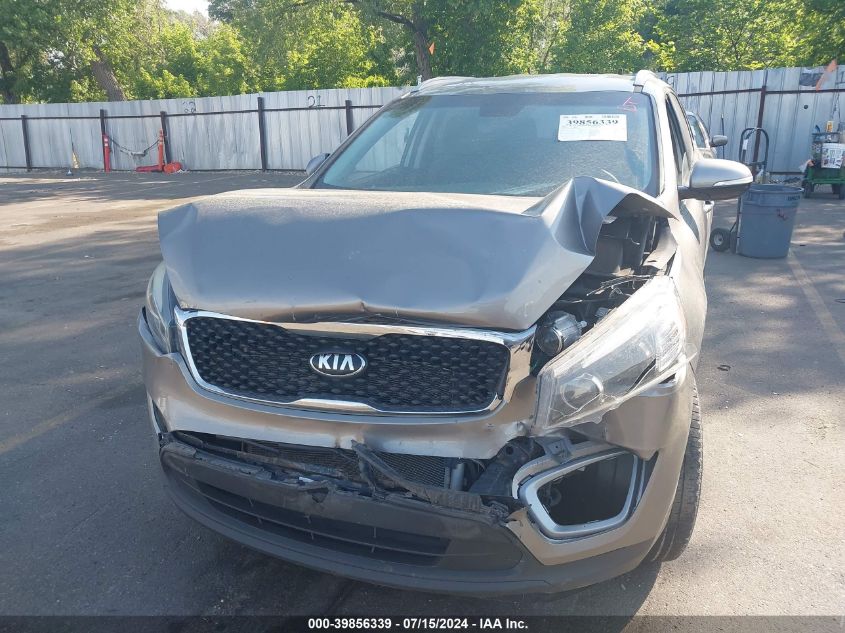 2017 Kia Sorento 2.4L Lx VIN: 5XYPGDA31HG289860 Lot: 39856339