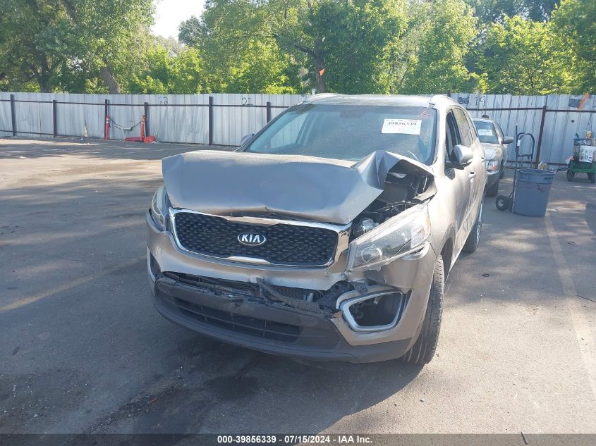 2017 Kia Sorento 2.4L Lx VIN: 5XYPGDA31HG289860 Lot: 39856339