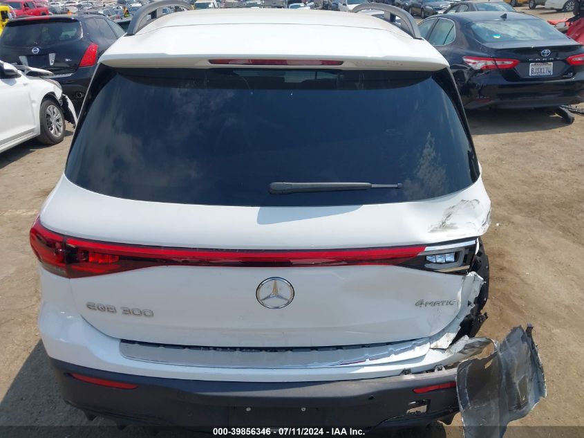 2023 Mercedes-Benz Eqb 300 Suv 4Matic VIN: W1N9M0KB1PN065388 Lot: 39856346