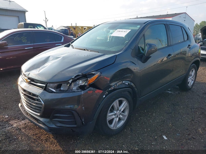 VIN 3GNCJKSB8LL184252 2020 CHEVROLET TRAX FWD LS
