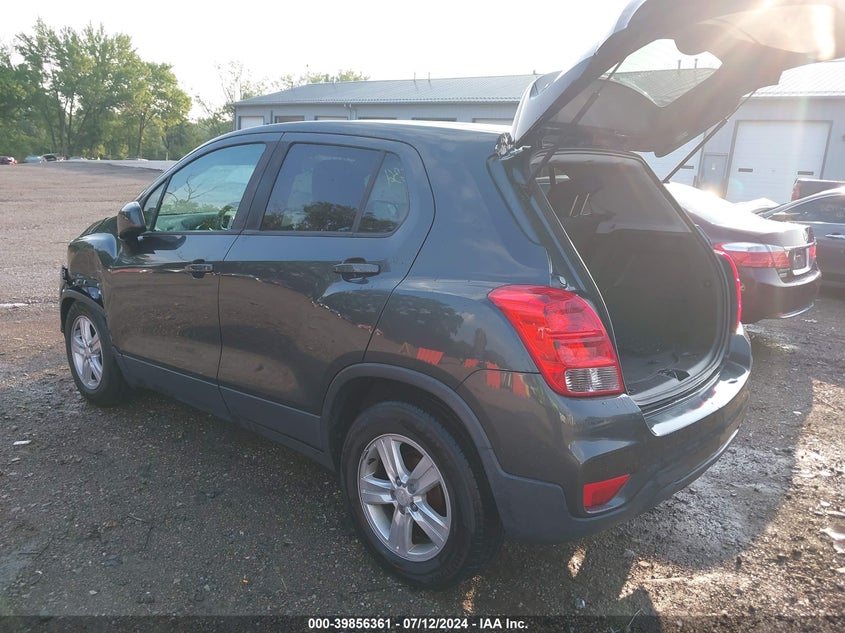 VIN 3GNCJKSB8LL184252 2020 CHEVROLET TRAX FWD LS