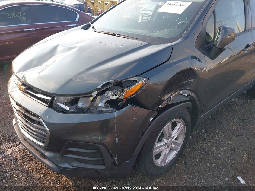VIN 3GNCJKSB8LL184252 2020 CHEVROLET TRAX FWD LS