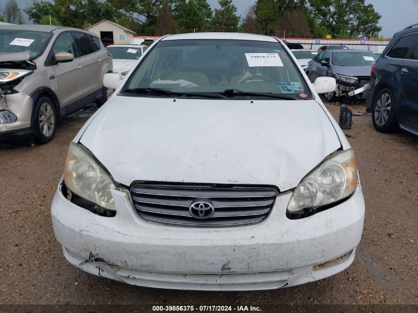 2003 Toyota Corolla Le VIN: JTDBR32E730049869 Lot: 39856375