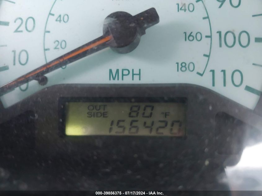 2003 Toyota Corolla Le VIN: JTDBR32E730049869 Lot: 39856375