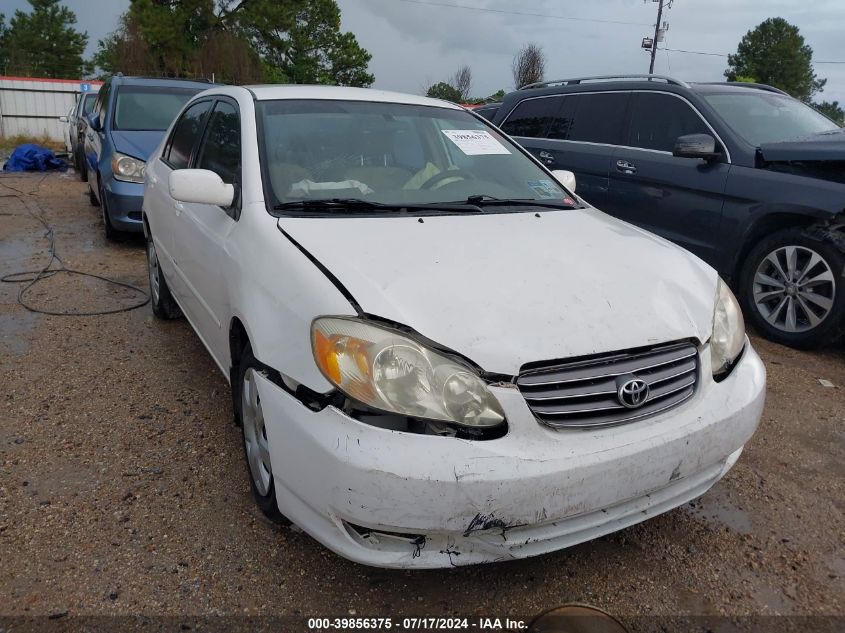 2003 Toyota Corolla Le VIN: JTDBR32E730049869 Lot: 39856375