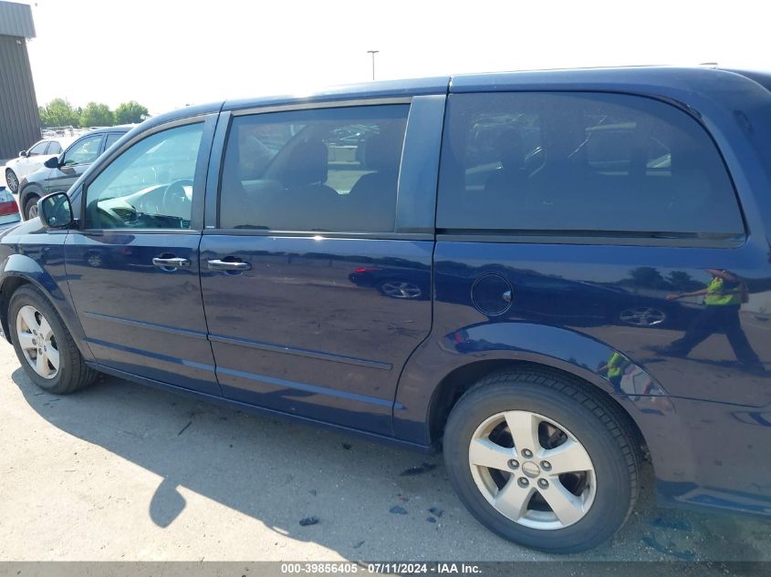2014 Dodge Grand Caravan Se VIN: 2C4RDGBG0ER189888 Lot: 39856405