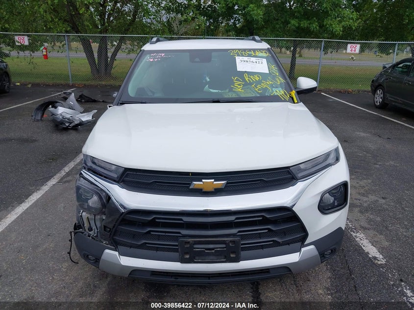 VIN KL79MPS29NB103381 2022 CHEVROLET TRAILBLAZER LT