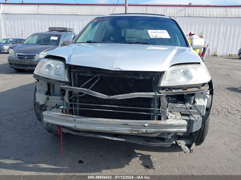 2005 Acura Mdx VIN: 2HNYD18845H543095 Lot: 39856423