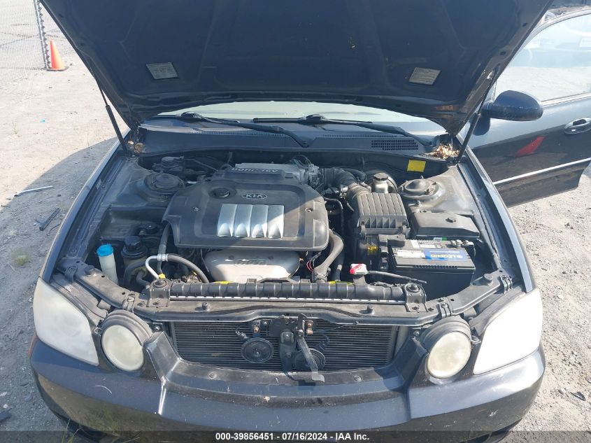 2006 Kia Optima Ex/Lx VIN: KNAGD126965455643 Lot: 39856451