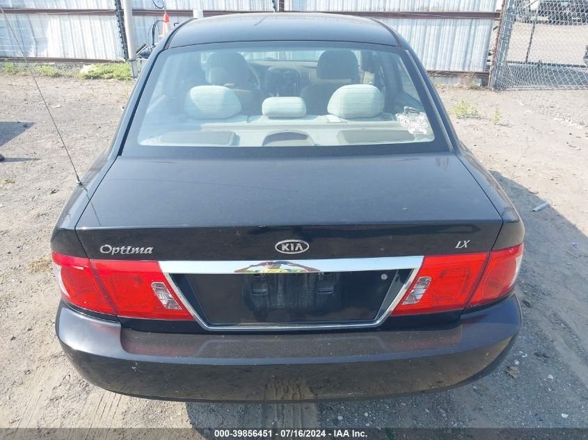 2006 Kia Optima Ex/Lx VIN: KNAGD126965455643 Lot: 39856451