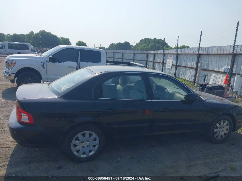 2006 Kia Optima Ex/Lx VIN: KNAGD126965455643 Lot: 39856451