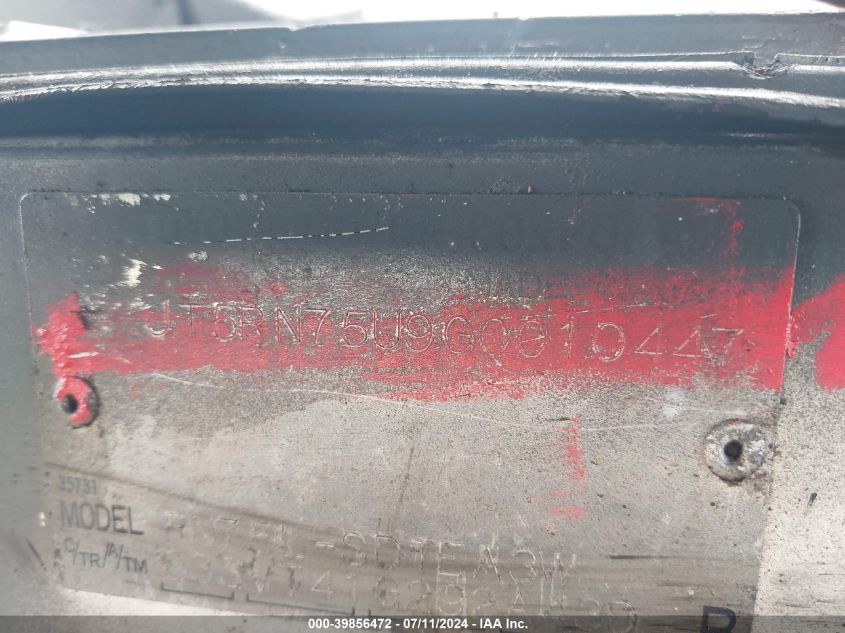 1986 Toyota Pickup Cab Chassis Rn75 Dlx VIN: JT5RN75U9G0010447 Lot: 39856472