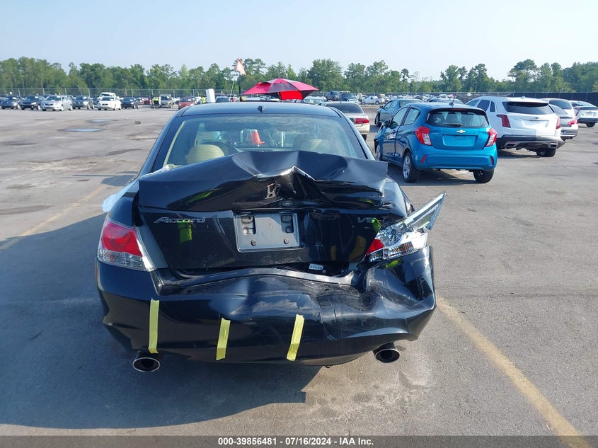 2009 Honda Accord 3.5 Ex-L VIN: 5KBCP368X9B001986 Lot: 39856481