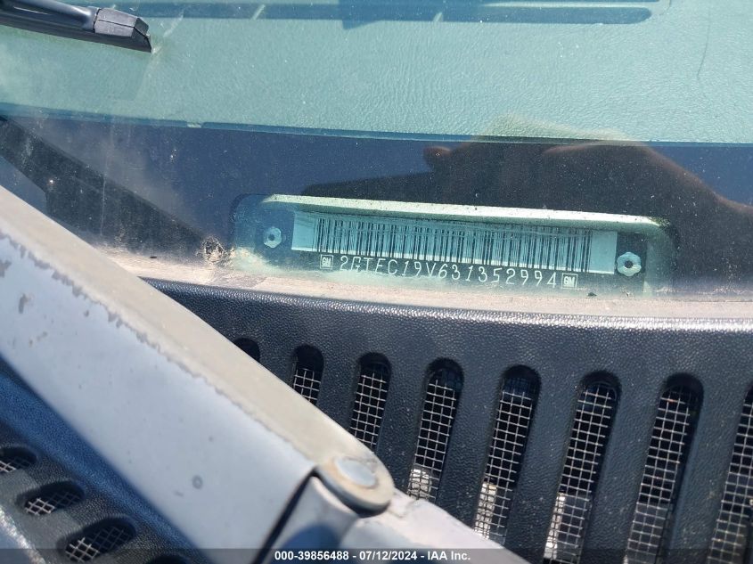2003 GMC Sierra 1500 Sle VIN: 2GTEC19V631352994 Lot: 39856488