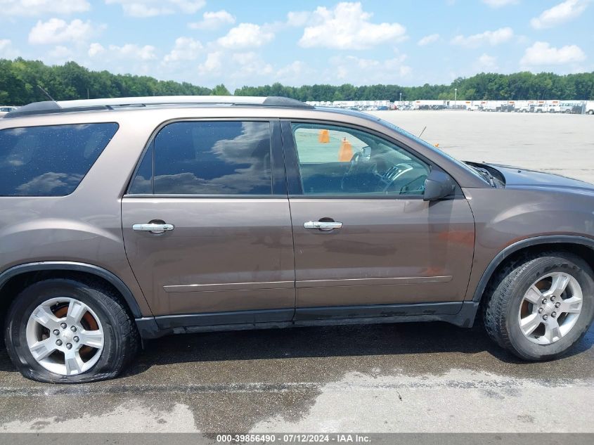 2012 GMC Acadia Sl VIN: 1GKKRNED8CJ363706 Lot: 39856490