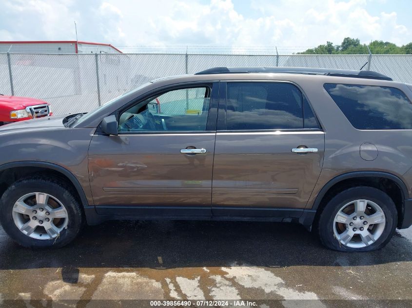 2012 GMC Acadia Sl VIN: 1GKKRNED8CJ363706 Lot: 39856490