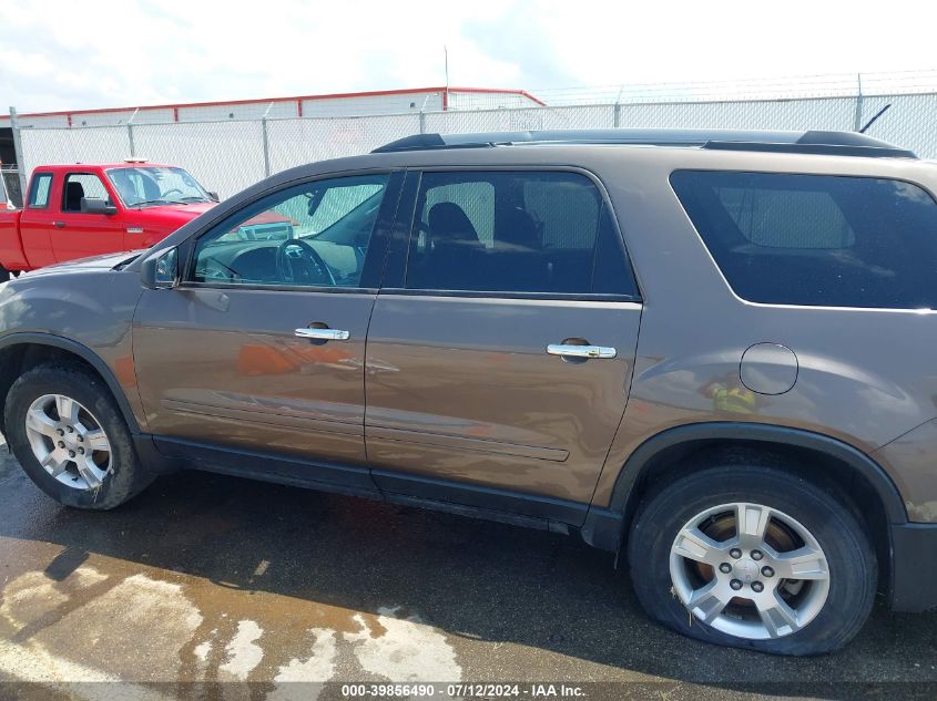 2012 GMC Acadia Sl VIN: 1GKKRNED8CJ363706 Lot: 39856490