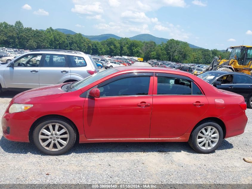 2009 Toyota Corolla Le VIN: JTDBL40E89J013282 Lot: 39856540