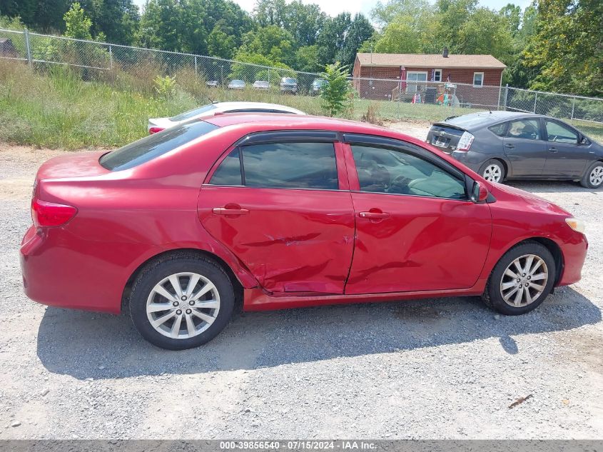 2009 Toyota Corolla Le VIN: JTDBL40E89J013282 Lot: 39856540