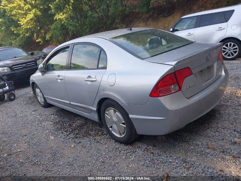 JHMFA36276S003703 | 2006 HONDA CIVIC HYBRID