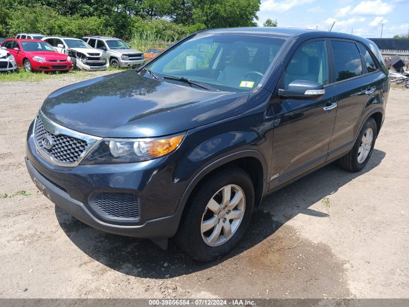 2013 Kia Sorento Lx VIN: 5XYKTDA65DG321767 Lot: 39856584