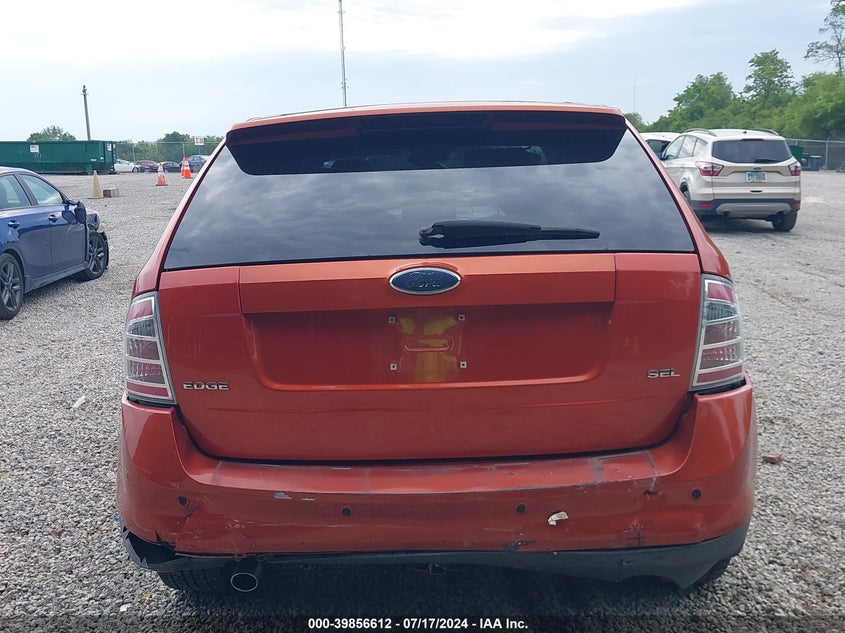 2007 Ford Edge Sel Plus Fwd Sel Plus VIN: 2FMDK39C67BA62100 Lot: 39856612