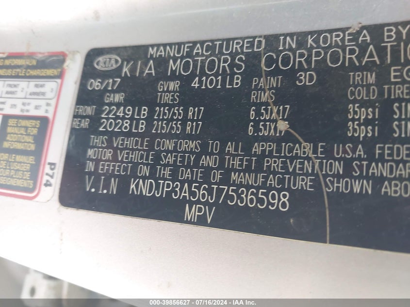 2018 KIA SOUL + - KNDJP3A56J7536598