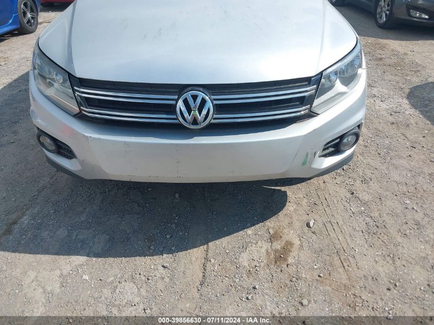 2013 Volkswagen Tiguan Se VIN: WVGAV7AX6DW549811 Lot: 39856630