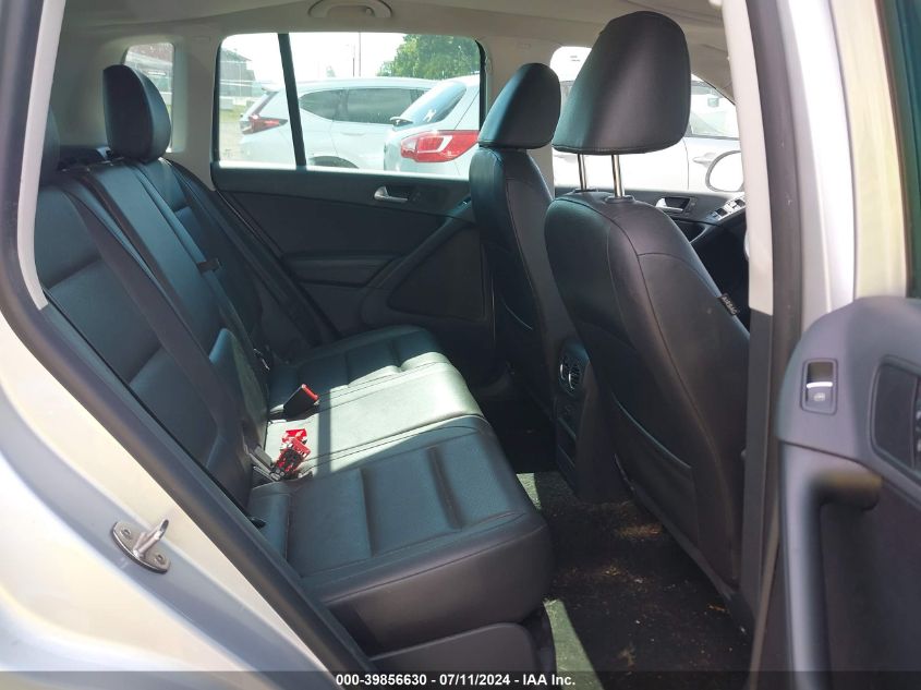 2013 Volkswagen Tiguan Se VIN: WVGAV7AX6DW549811 Lot: 39856630